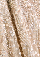 Needle & Thread Off-the-shoulder Sequin-embellished Tulle Gown Light Pink