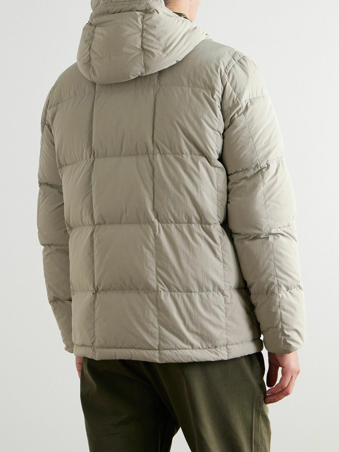Valstar - Ernest Quilted Shell Hooded Down Jacket - Neutrals