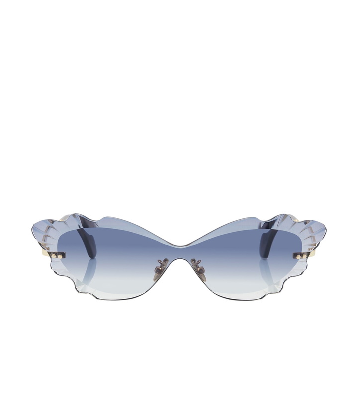 Photo: Aquazzura Palm Beach cat-eye sunglasses