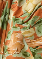 Kitri Velma Floral-print Maxi Dress Orange