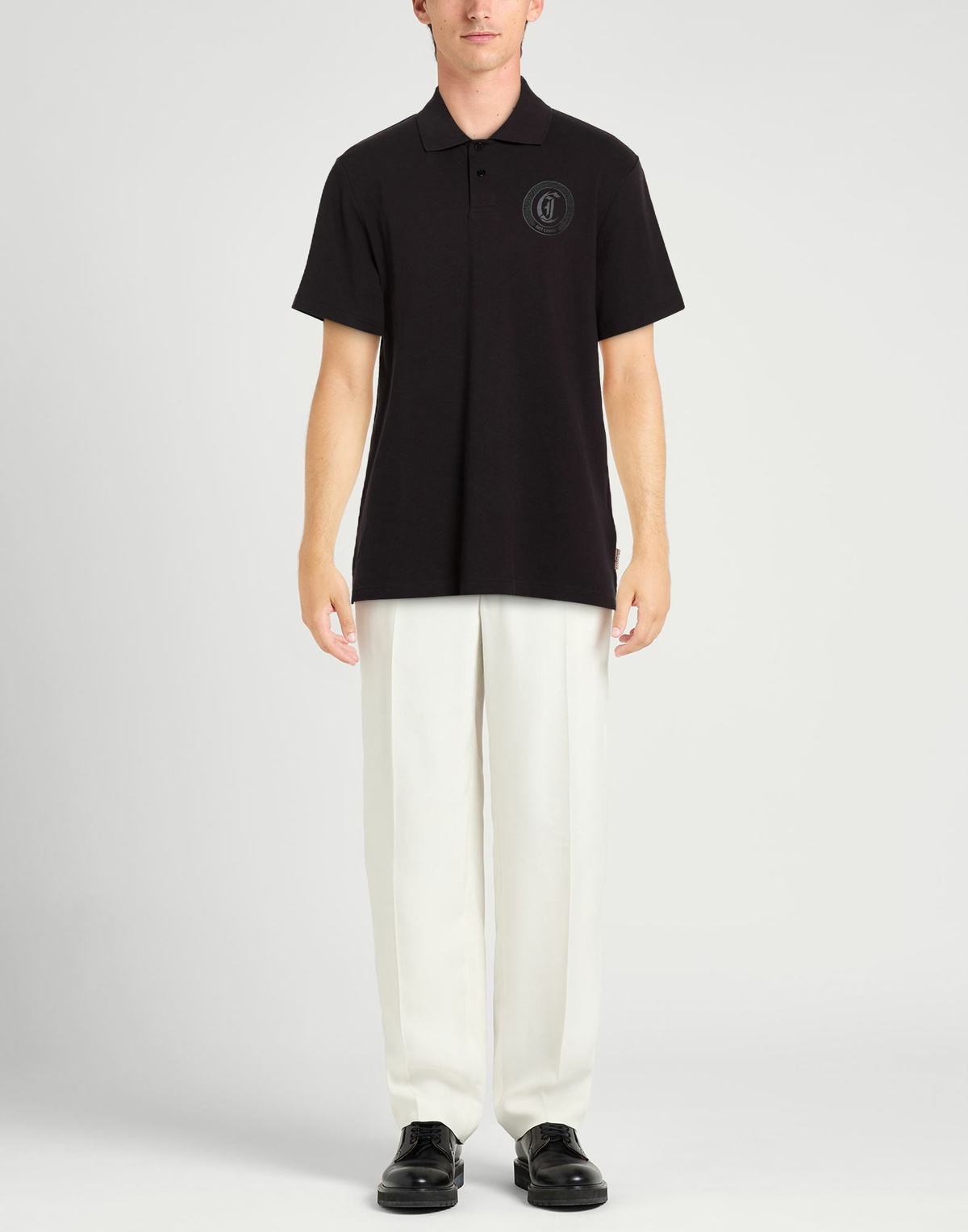 Just Cavalli Mens Polo shirt in Black