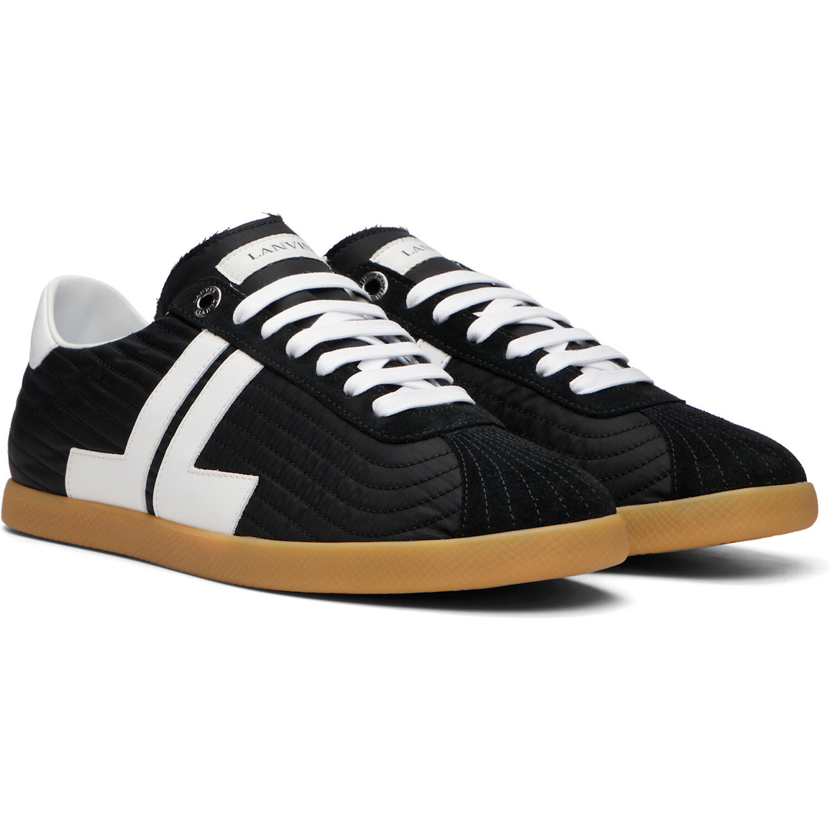 Lanvin Black Nylon Glen 2.0 Sneakers