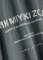 Mki Miyuki Zoku Design Studio Logo-print Cotton-blend Sweatshirt Black Other