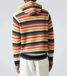 Orlebar Brown Striped cotton hoodie