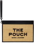 Marc Jacobs Beige 'The Woven Large' Clutch