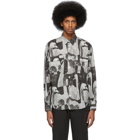 Schnaydermans Black and White Boxy Swan Shirt