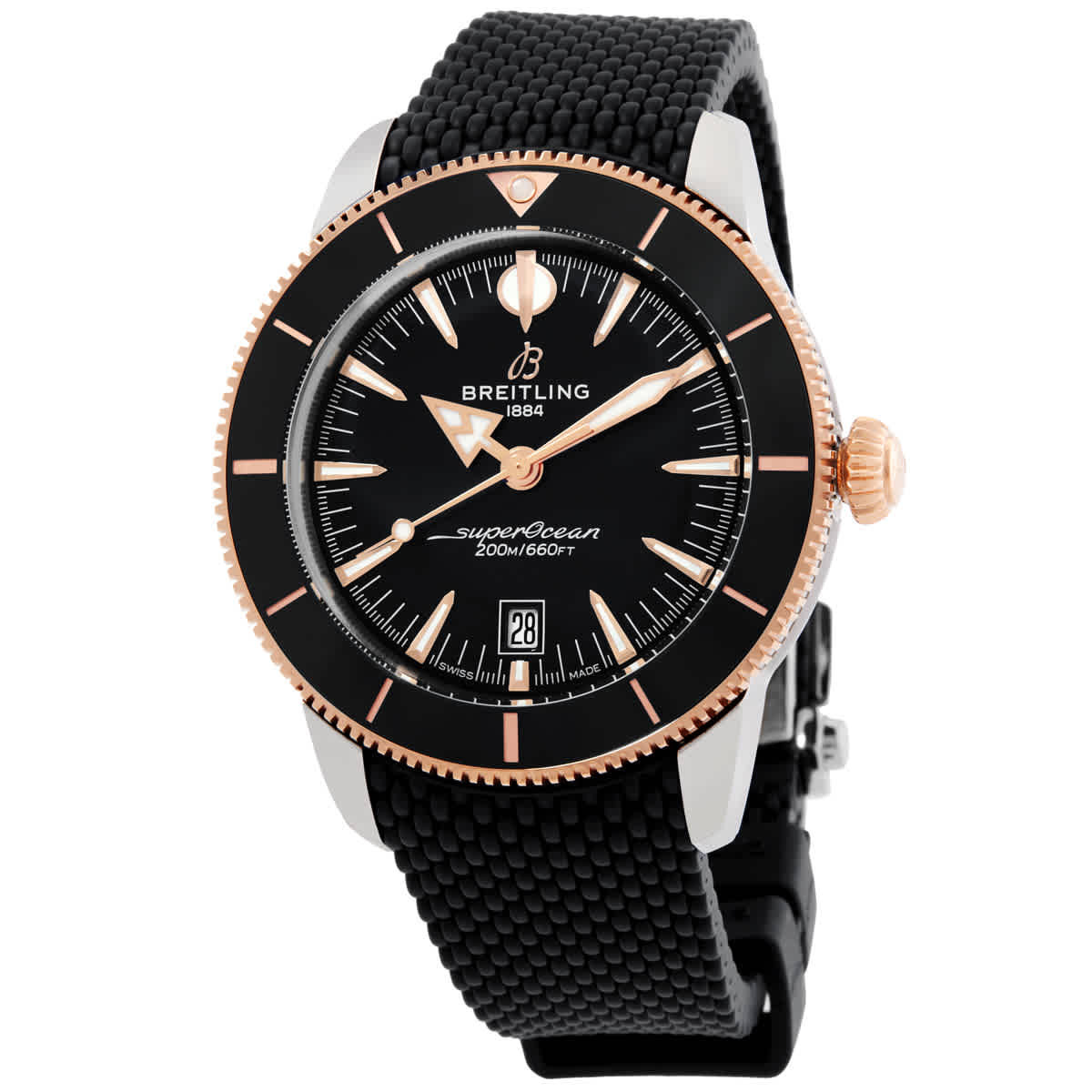 Breitling Superocean Heritage Automatic Black Dial Mens Watch UB3111241B1S1