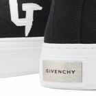 Givenchy Men's G Logo City Low Sneakers in Black/White