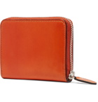 Il Bussetto - Polished-Leather Zip-Around Wallet - Orange