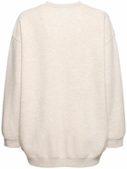 ANINE BING Tyler Logo Cotton Blend Sweatshirt