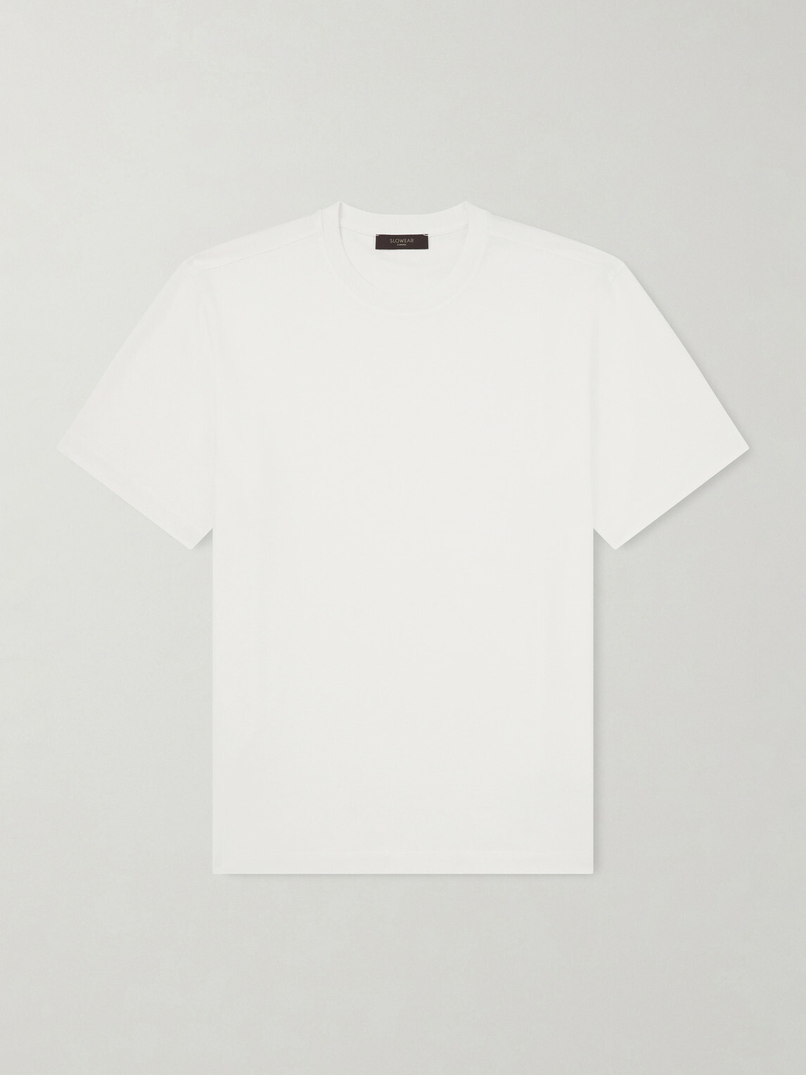 Slowear - Cotton and Silk-Blend Jersey T-Shirt - White