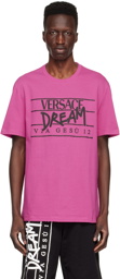 Versace Pink Cotton T-Shirt
