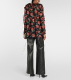 Magda Butrym Floral silk blouse