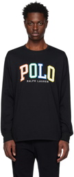 Polo Ralph Lauren Black Embroidered Long Sleeve T-Shirt