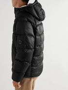 C.P. Company - Padded Quilted Ripstop Hooded Down Jacket - Black