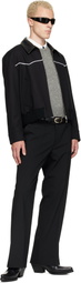Ernest W. Baker Black Western Harrington Jacket