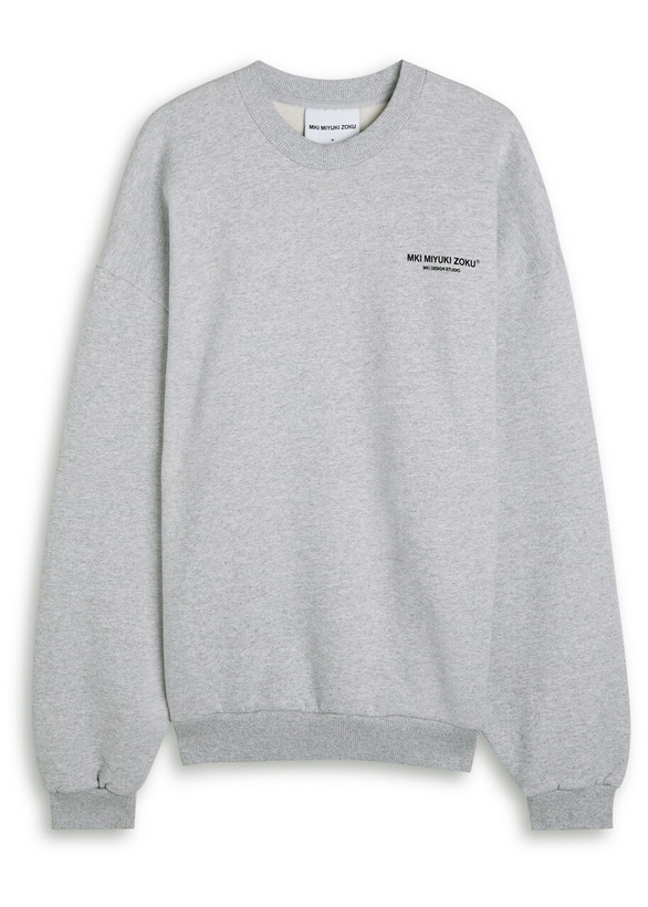 Photo: Mki Miyuki Zoku Design Studio Cotton-blend Sweatshirt Grey