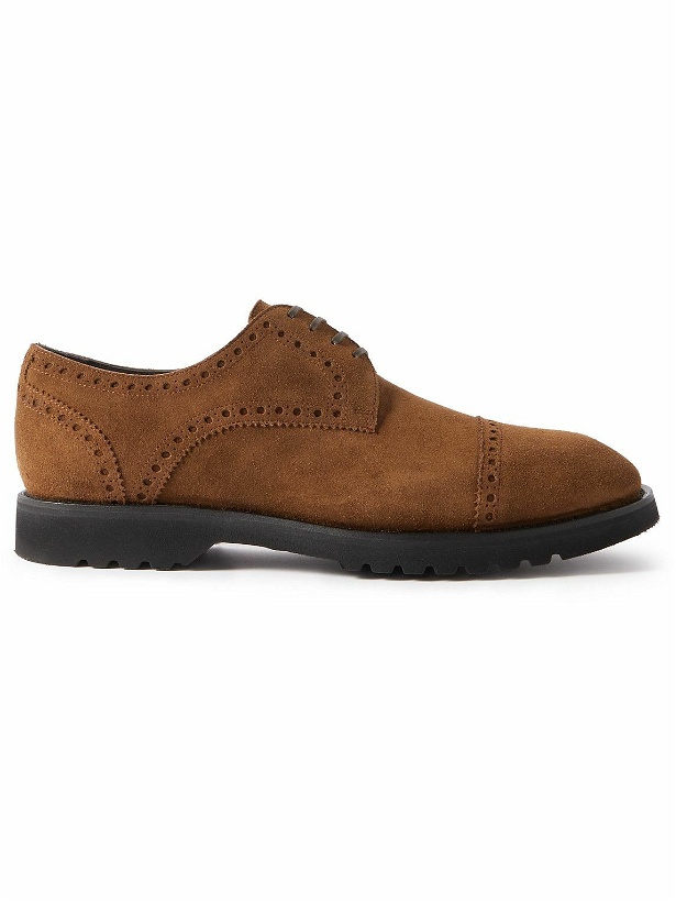 Photo: TOM FORD - Suede Brogues - Brown