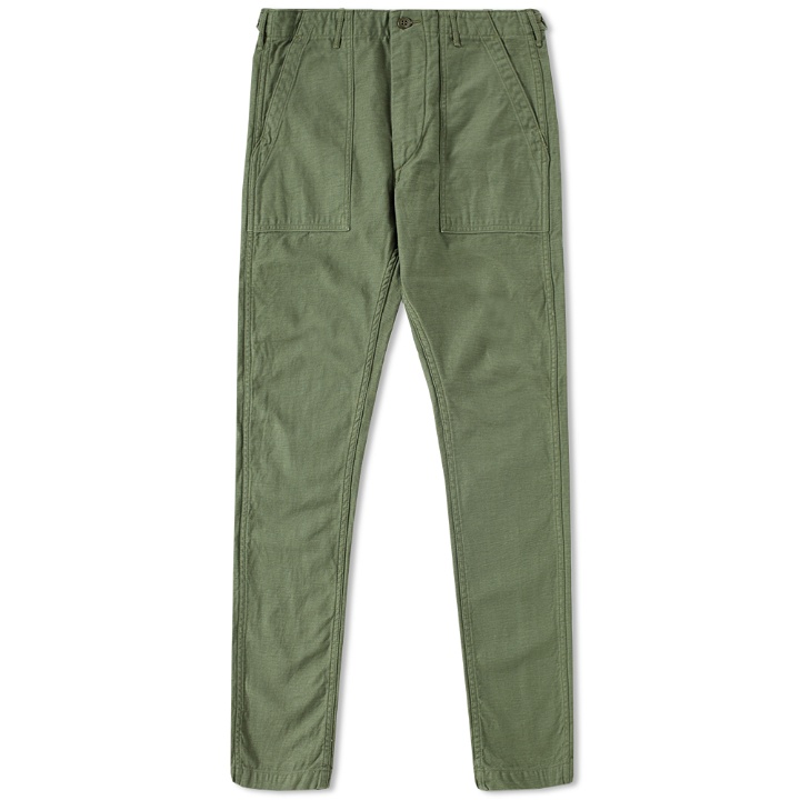 Photo: orSlow Slim Fit US Army Fatigue Pant Green
