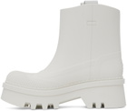 Chloé White Raina Rain Boots