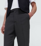 The Row - Elijah straight-leg silk-blend georgette pants