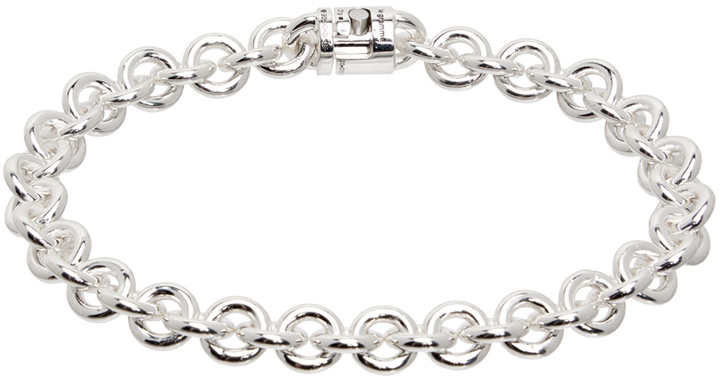 Photo: Le Gramme Silver 'Le 21g' Entrelacs Bracelet
