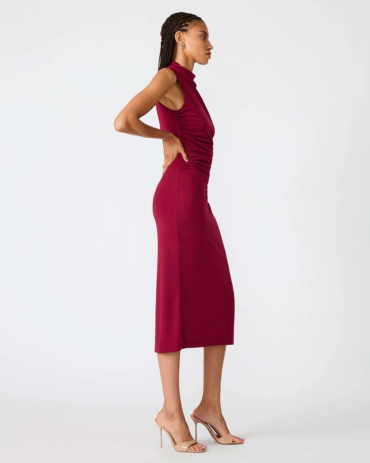 Steve Madden Mo Dress Beet in Red