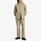 Snow Peak Men's Light Mountain Cloth Zip Up Parka Jacket in Beige