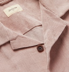 Bellerose - Goney Camp-Collar Cotton-Corduroy Overshirt - Pink