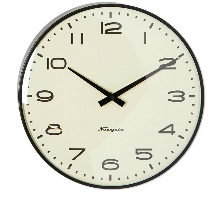 Photo: Newgate Clocks Radio City Harlem Dial Wall Clock in Black