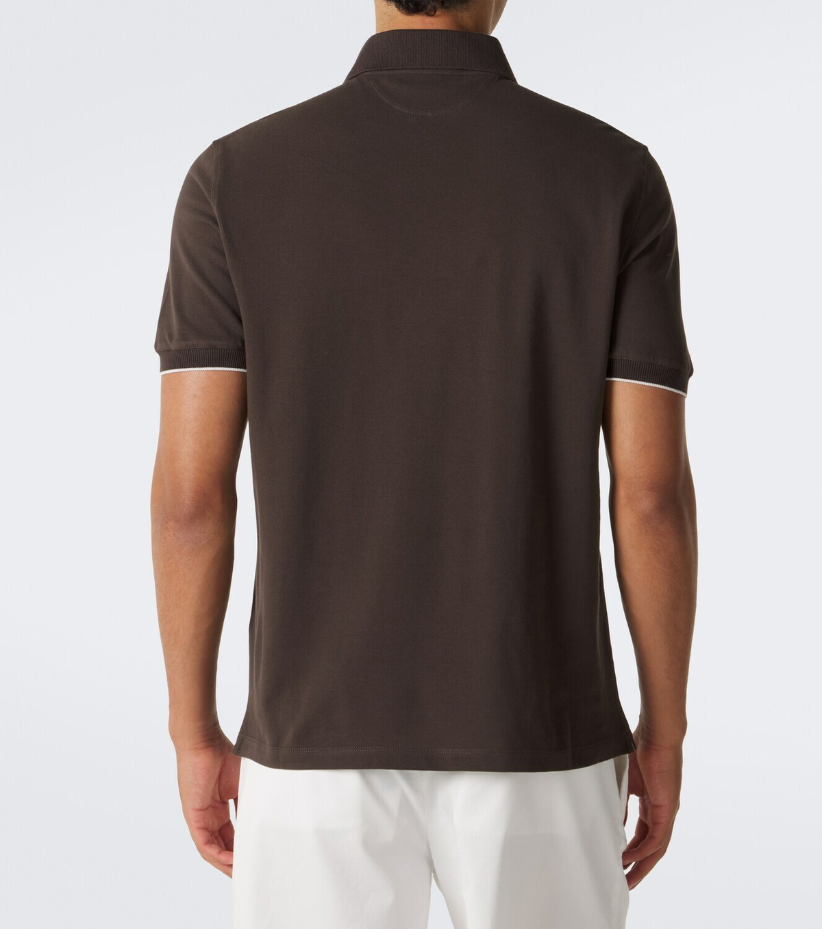 Brunello Cucinelli Logo cotton piqué polo shirt