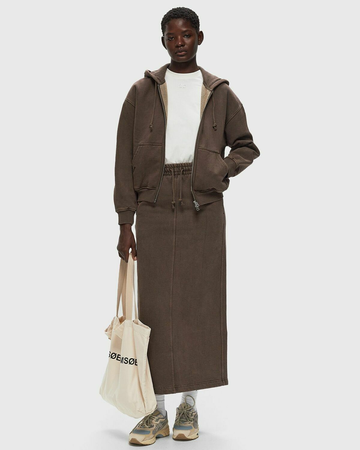 Samsøe & Samsøe Sava Hoodie 14485 Brown Hoodies/Zippers