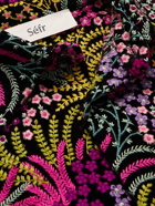 Séfr - Halva Embroidered Velvet Overshirt - Multi