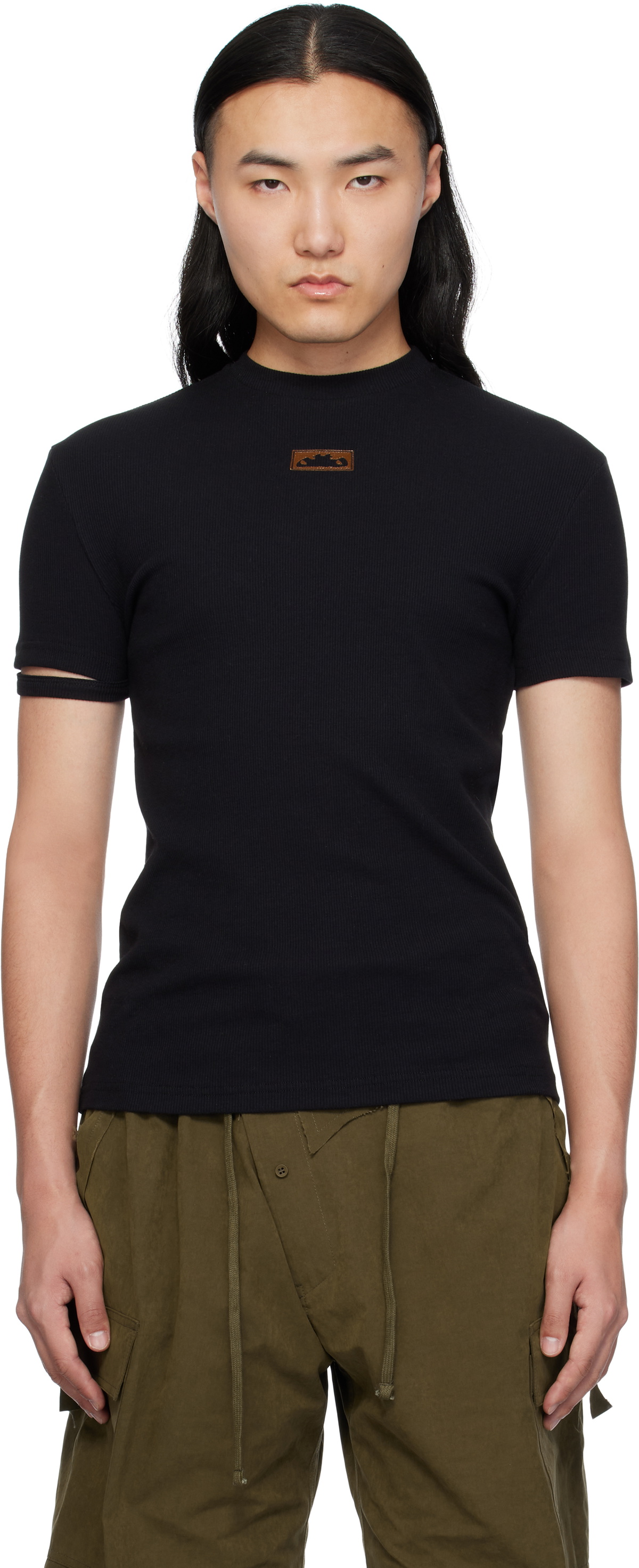 【関税込み】Ottolinger ゴールド クロップド Tシャツ Ottolinger Gold Wrap Long Sleeve T-Shirt Ottolinger