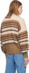 Isabel Marant Beige & Brown Drussellh Sweater