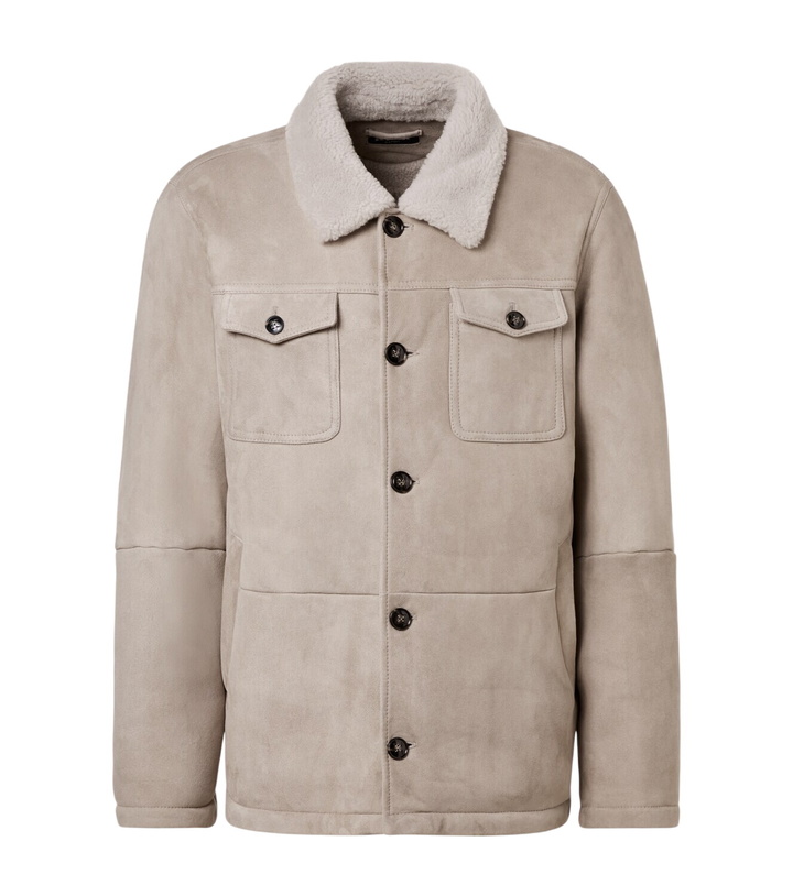 Photo: Kiton Suede field jacket