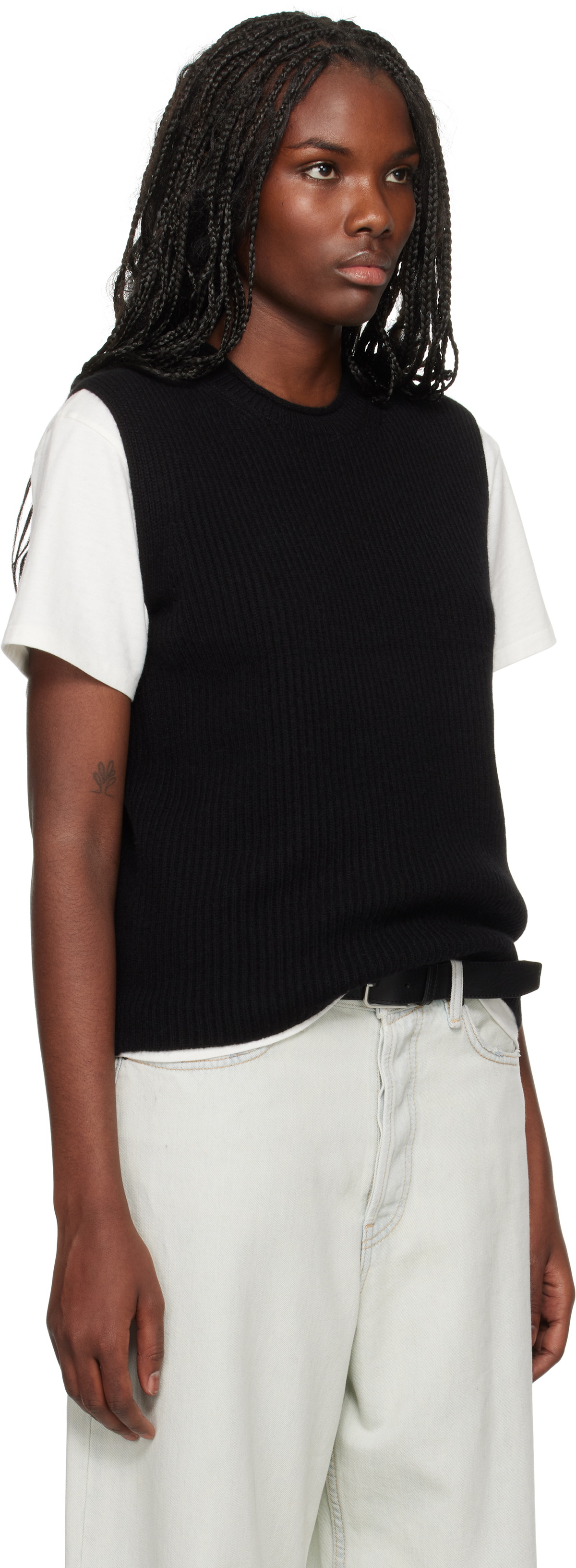 Guest in Residence Black Layer Up! Vest