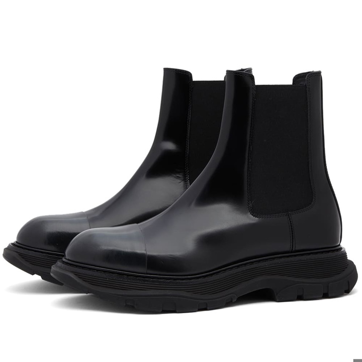 Photo: Alexander McQueen Men's Tread Chelsea Boot in Black