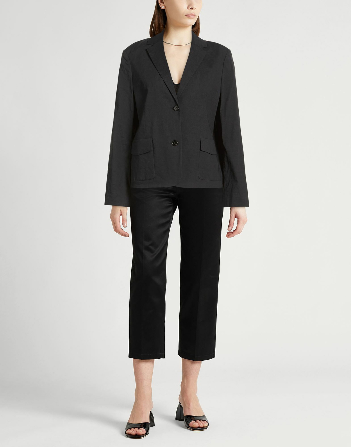 Theory Womens Blazer Midnight in Blue