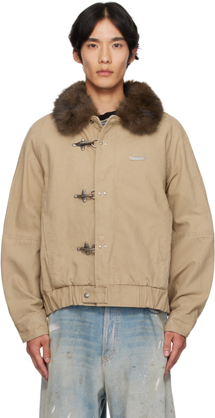 Photo: Andersson Bell Beige Ortega Washed Cotton Jacket