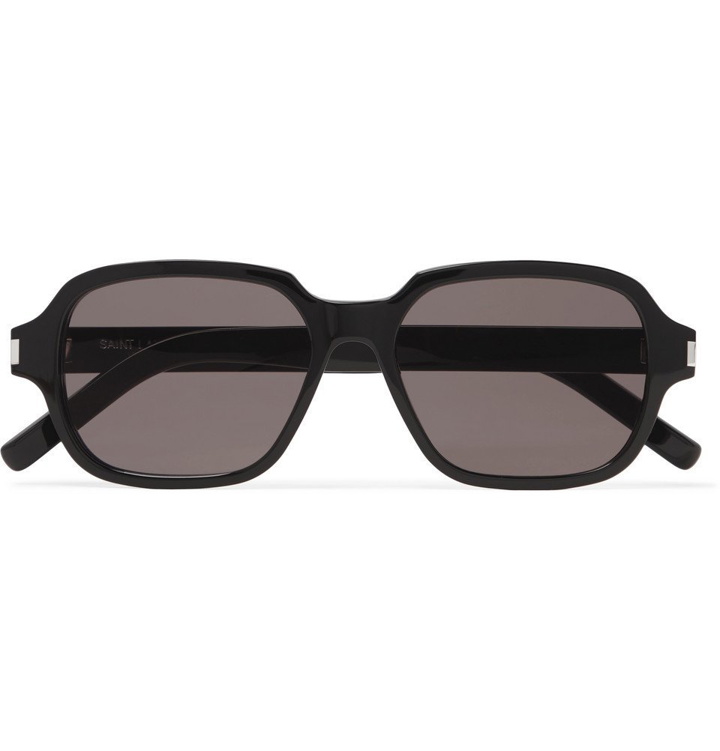 Photo: Saint Laurent - Square-Frame Acetate Sunglasses - Black