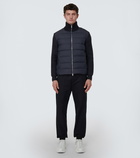 Moncler Cotton and wool down jacket