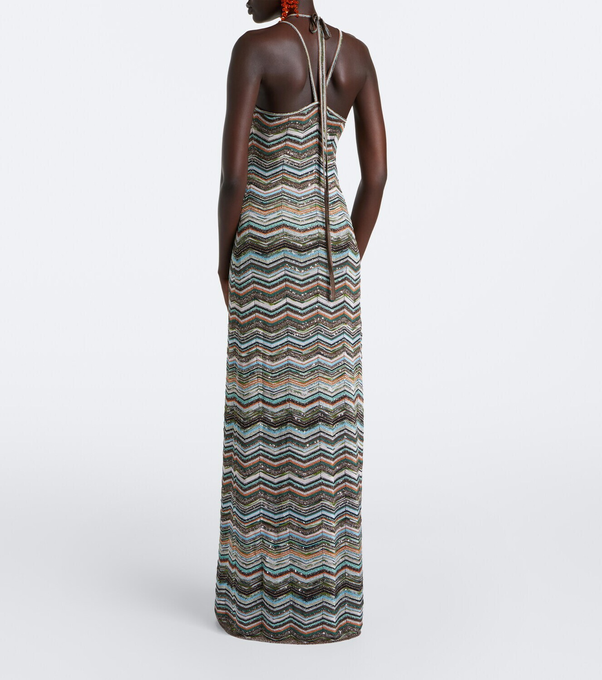 Missoni ZigZag lamé maxi dress