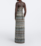 Missoni ZigZag lamé maxi dress