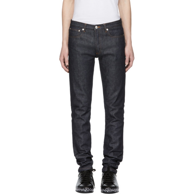 Photo: A.P.C. Indigo Raw Petit New Standard Jeans