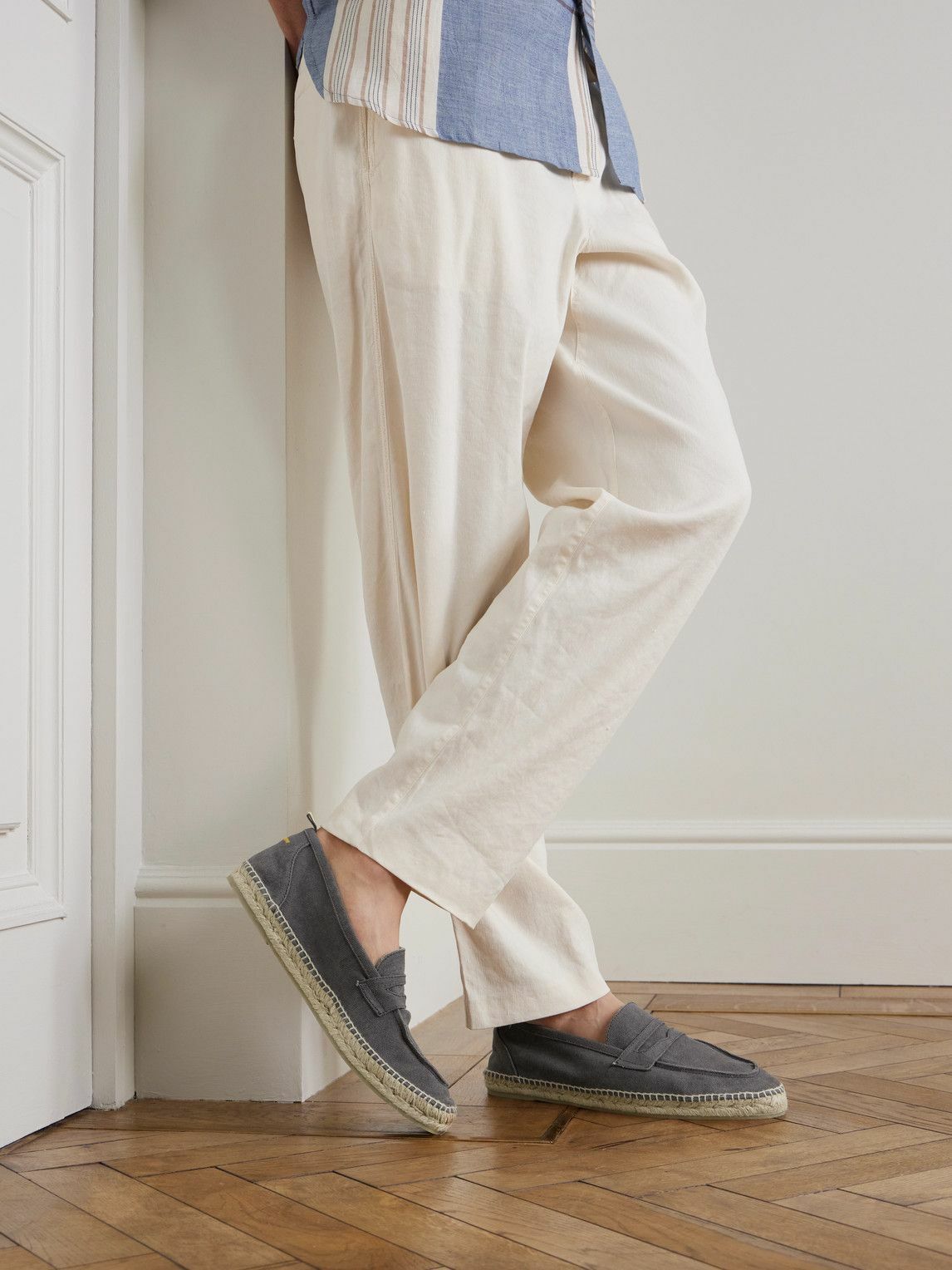 Castañer - Nacho Canvas Espadrilles - Gray