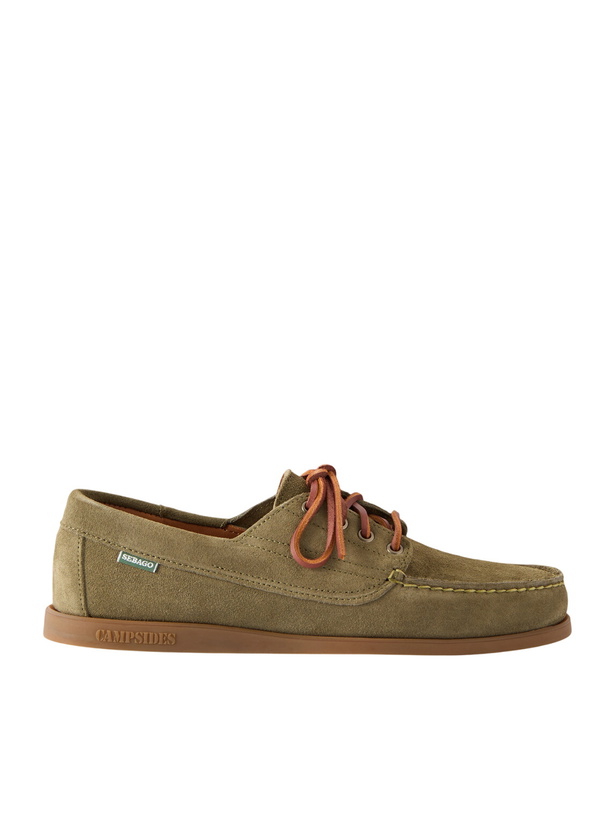 Photo: Sebago - Askook Suede Boat Shoes - Green