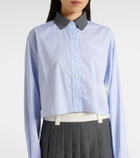 Miu Miu Cropped cotton shirt