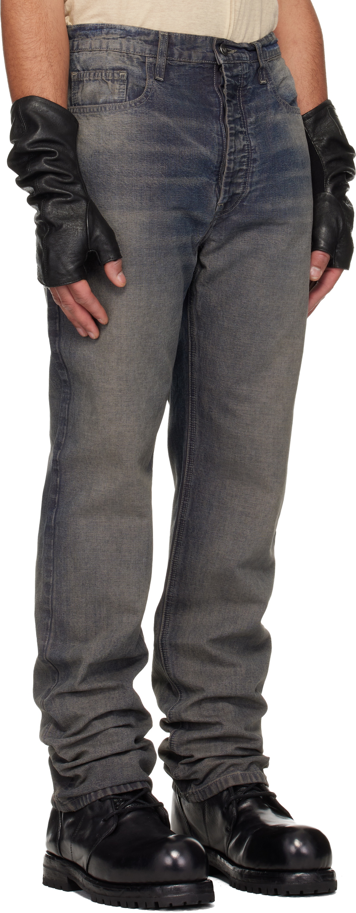 ALEXANDER DIGENOVA Navy Classic Straight Leg Jeans