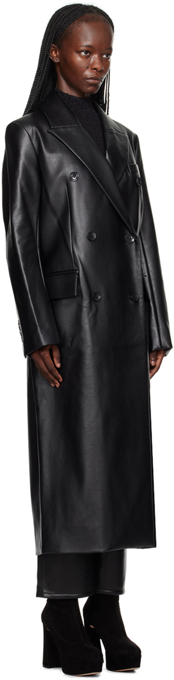 Raquel Black Wool Coat
